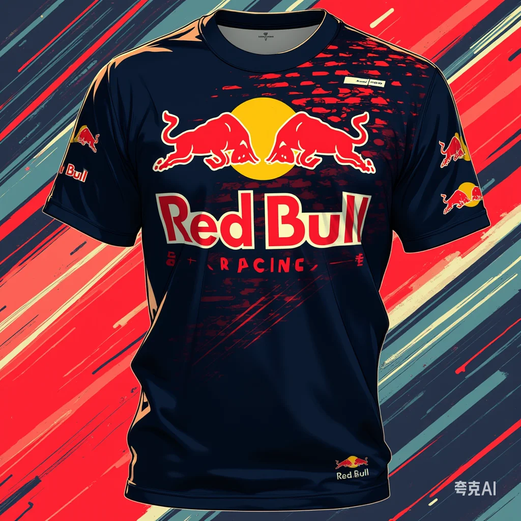 Red Bull – T-shirt à manches courtes pour hommes, marque haut de gamme, à la mode, haut ample, Sports extrêmes en plein air, combinaison de cyclisme, été