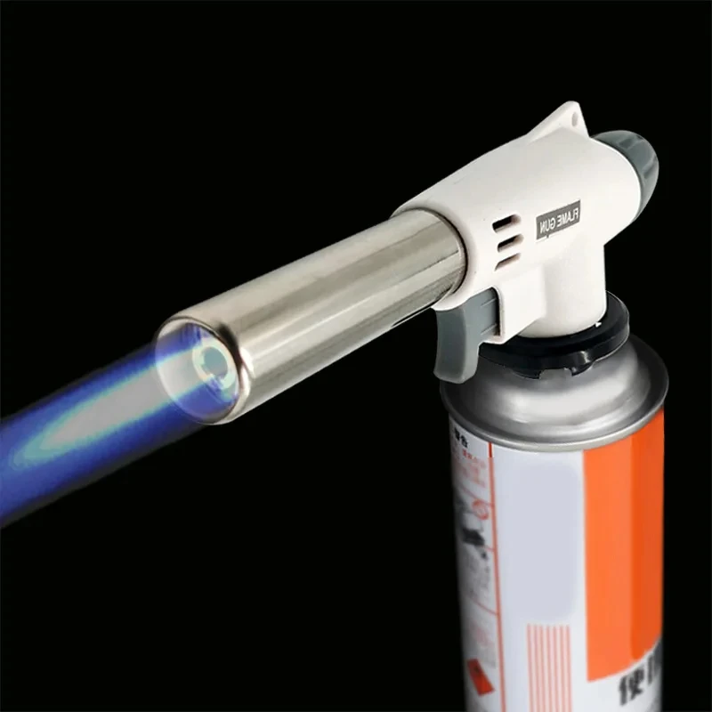 

Torch Cooking AutoIgnition Butane Gas Welding-Burner,Welding Gas BBQ Camping Cooking Burner,Flame Gas Torch Flame Gun Blow