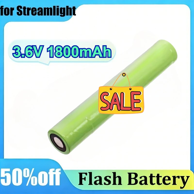 CS Battery 3.6V 1800mAh for Streamlight Stinger 75175 Replacement Flashlight Bat