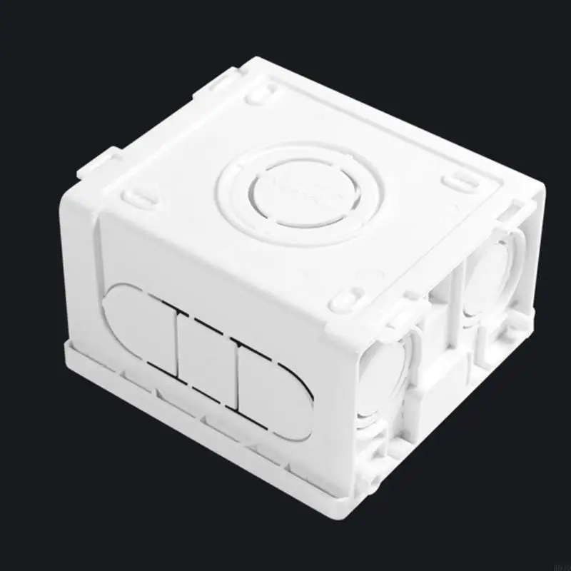 R0JD 86-Type PVC Junction Box Wall Mount Cassette For Switch Socket Base