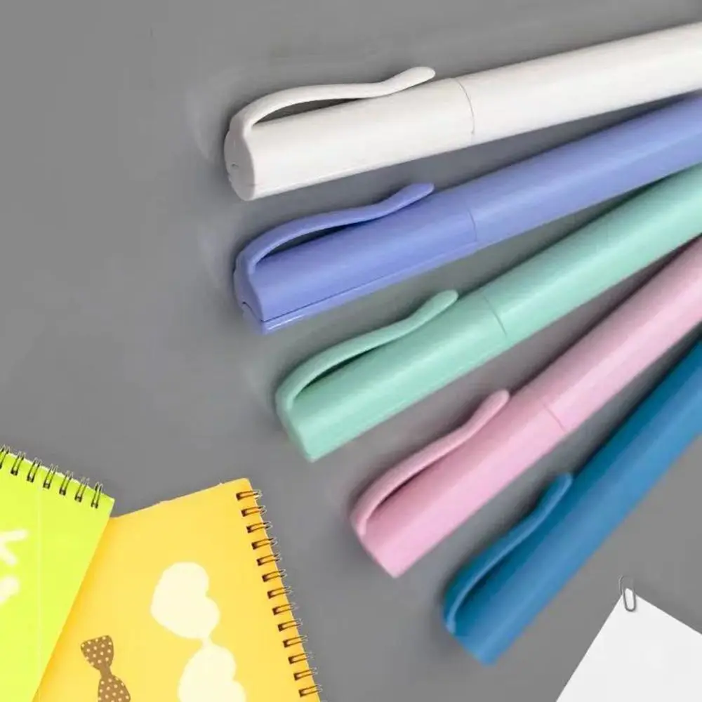 창의적인 DIY 문구 접이식 가위 종이 절단 예술 도구 펜 모양 가위 학교 사무용품