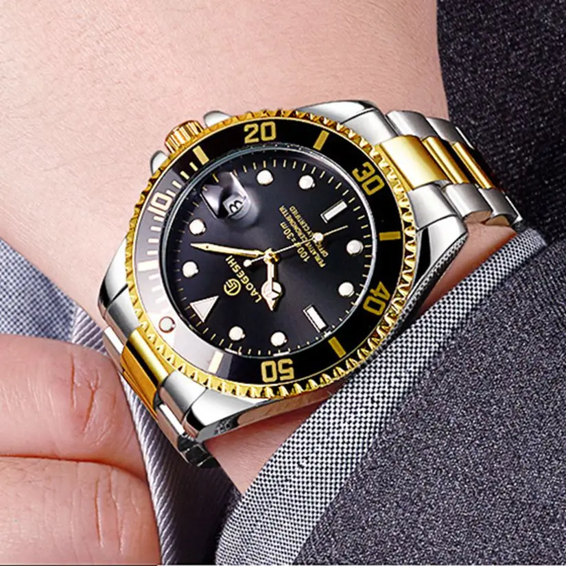 Orologio meccanico automatico da uomo in acciaio
