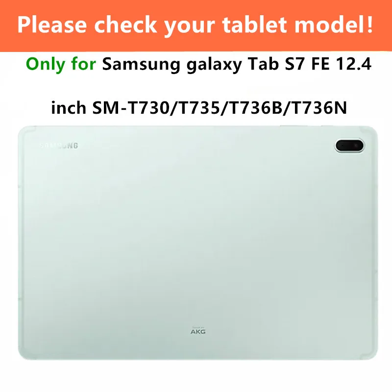 Ｚ   S7 ÷ SM-T970 T975 T976B  Ű ̽, ĵ ø Ŀ , ǰ, 12.4 ġ S7 FE SM-T730 T733 T736B