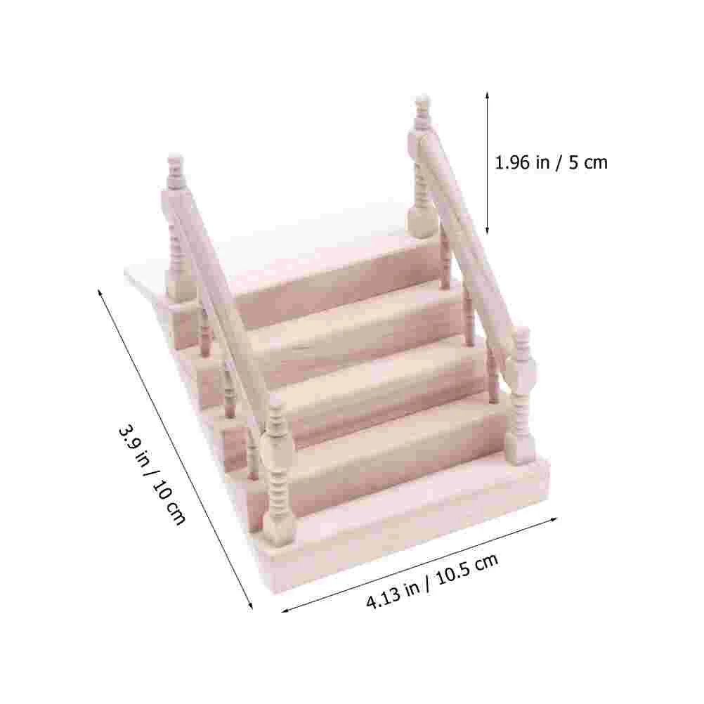 Scale Miniature In Legno - 20 Pezzi Per Case Delle Bambole E Diorami