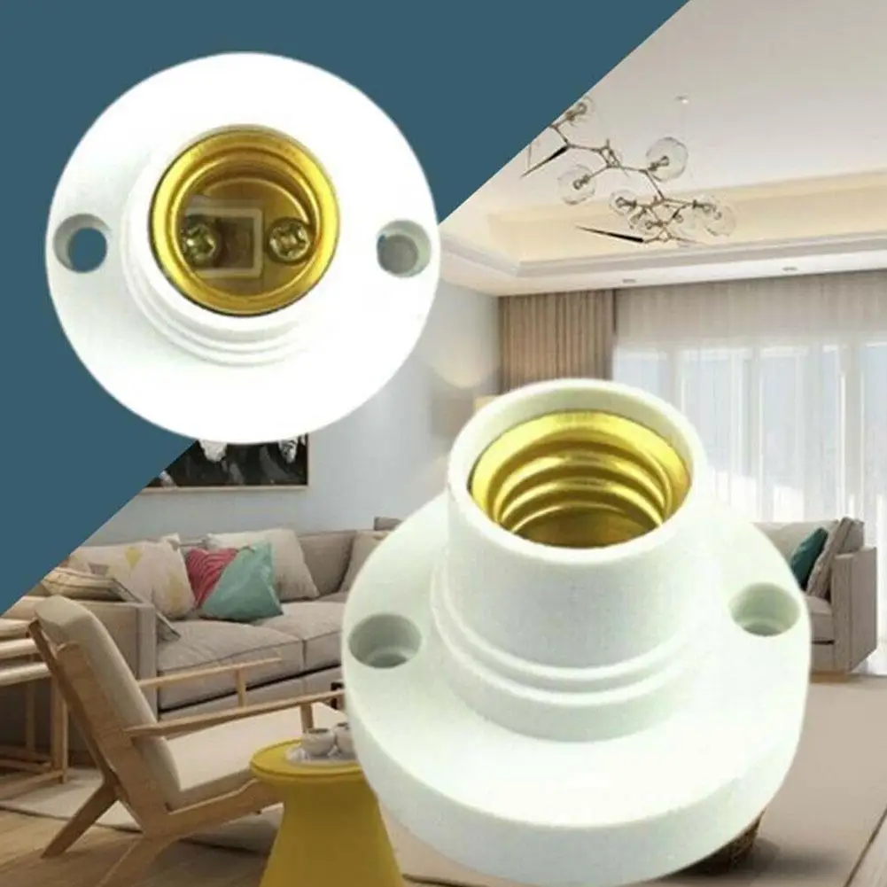 1PCS Screw Lamp Base E14 Lamp Holder Socket Base Light Bulb Socket Holder Adapter Small Screw Led Head Socket