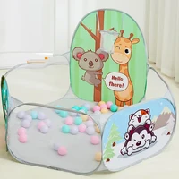 1.2M Baby Big Ocean Ball Pit Playpen Tent Indoor Outdoor Toys Animal Ball Pool with Basket for Kids Children Playtent Kids Gift 1