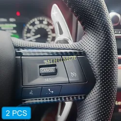 Aluminum Alloy Steering Wheel Paddle Extensions with Interior Trims (Silver)