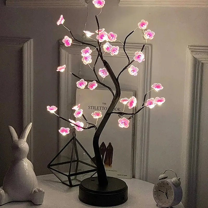 Cherry Blossom Bonsai LED Lamp 1