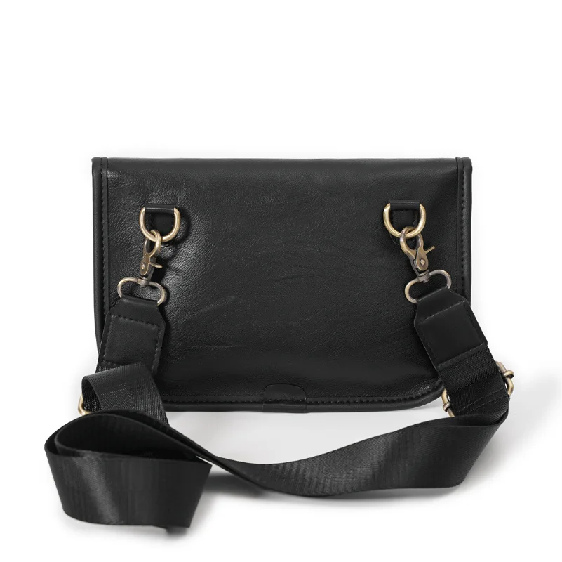 Fashion Badge Crossbody Bag Luxury Brand Designer Shoulder Bag for Men Rivet Shoulder Messenger Bags Satchels Mobile Phone Bag