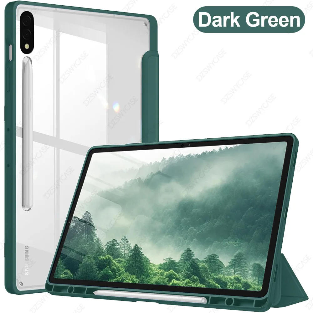 Shockproof Transparent Hard Shell Tablet Case - Protective Cover