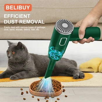 BELIBUY Car Vacuum Cleaner Portable Powerful Wireless Vacuum Cleaner Home Carpet Cleaner Home Appliance Mini Cleaning Machine 4