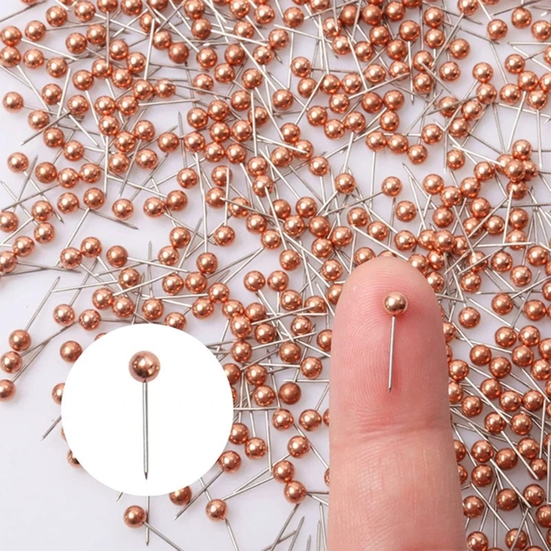 480/500pcs Metal Ball Head Pins Decorative Push Pins Thumbtacks Steel Point Bulletin Board Office School Stationery Supplies push pins