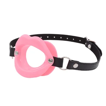Sex Slave Silicone Lips O Ring Open Mouth Gag Oral Fetish Bdsm Bondage Restraints Erotic Toy Sex Toy For Couples 4