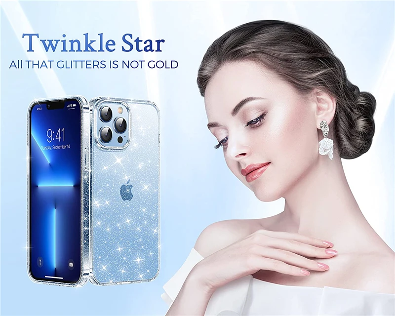 Radiant Glitter Bling Soft Phone Case Cover