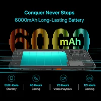 UMIDIGI BISON X20 Rugged smartphone IP68 &IP69K MTK Helio P60 Octa-Core 6+6GB 128GB 6.53" HD Android 13 20MP 6000mAh Battery NFC 2