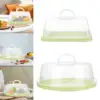 Pie Cake Carrier with Lid Multipurpose Muffin Tart Cookie Dessert Keeper Cake Stand for Picnic Party Cookies Cupcake Kitchen 4