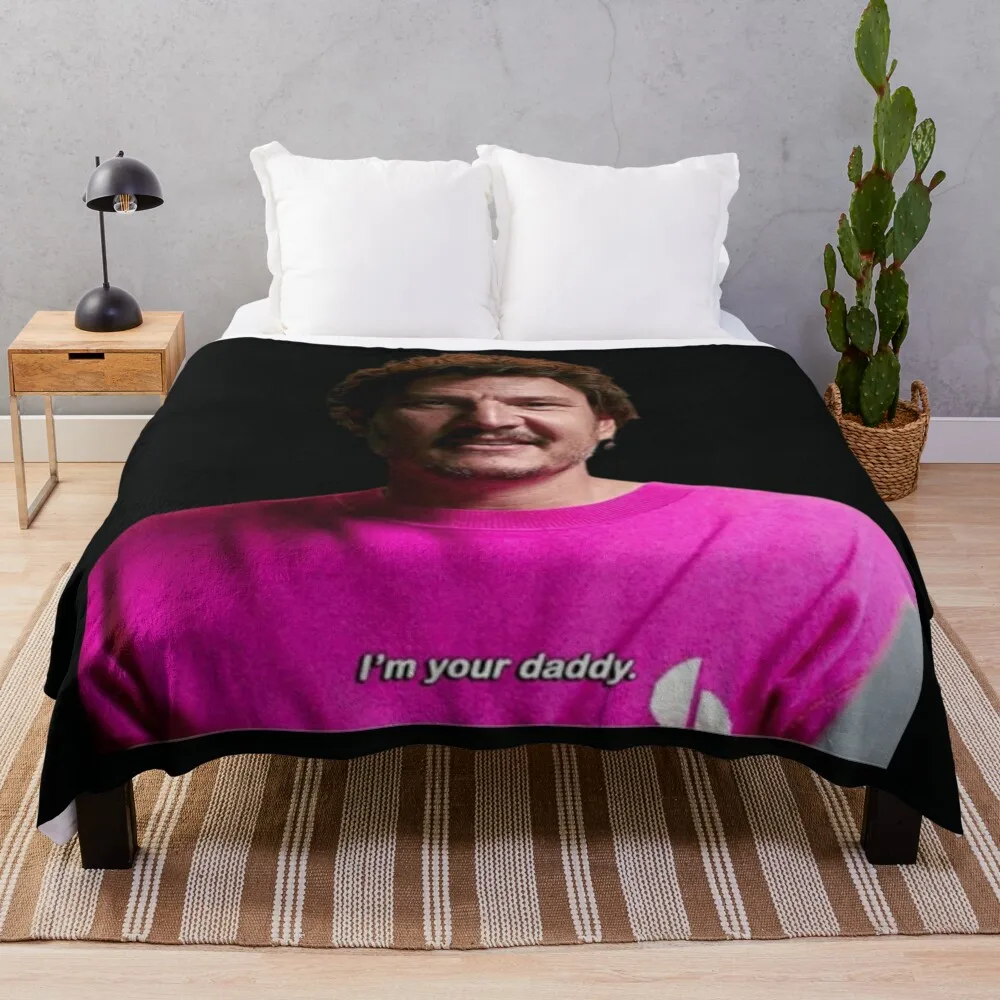 

pedro pascal Throw Blanket bed plaid Blankets For Bed Blankets