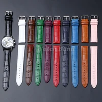 Watch Strap 12/13/14/15/16/17/18/19/20/21/22/24mm Slub Pattern Wrist Strap Genuine Calfskin Leather Bracelet Universal Watchband