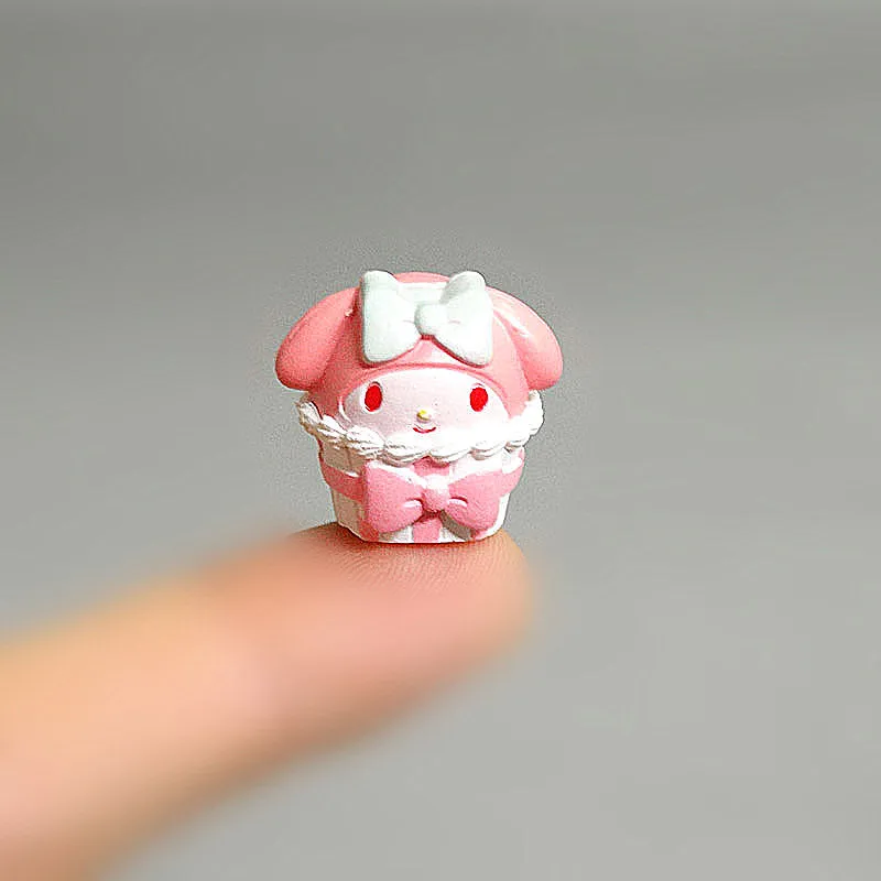 

5 шт. мультяшное аниме Sanrio My Melody резиновые аксессуары Кукла Kawaii DIY мобильный телефон нашивка в виде ракушки украшения для торта игрушки