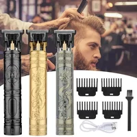 Vintage T9 Electric Hair Clipper Rechargeable Hair Cutting Machine Professional Hair Trimmer for Men Barber Beard Trimmer 1