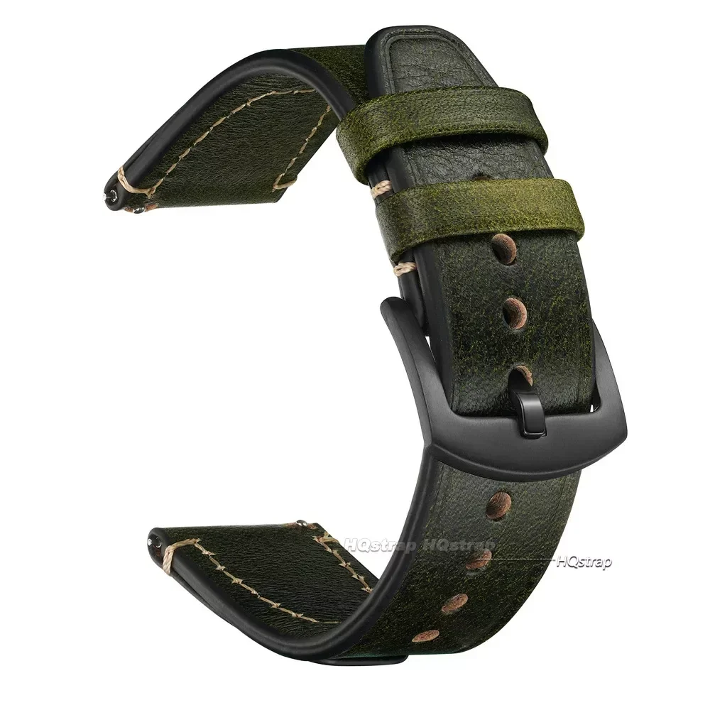 Vintage-Inspired Leather Watchband
