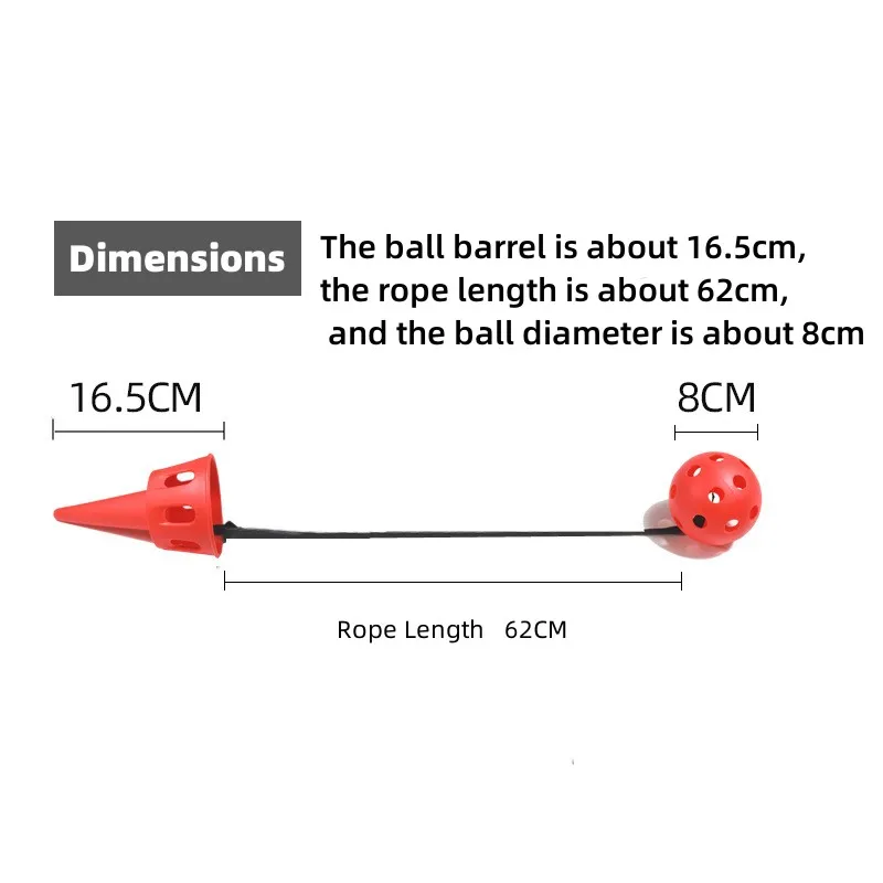 6PCS Fun Ball and Cup Toy Set for Children Outdoor Throw and Catch Ball Game Toy Softball  for Beginner Kids Motor Skills Toy 3