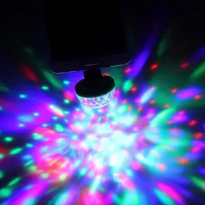 Sept couleurs Led Lumières Lampe Rotative Magic Ball Bulb Dj Disco Ball  Ménage KTV Flash Indoor Room Color Lamp Bounty Stage Lamp