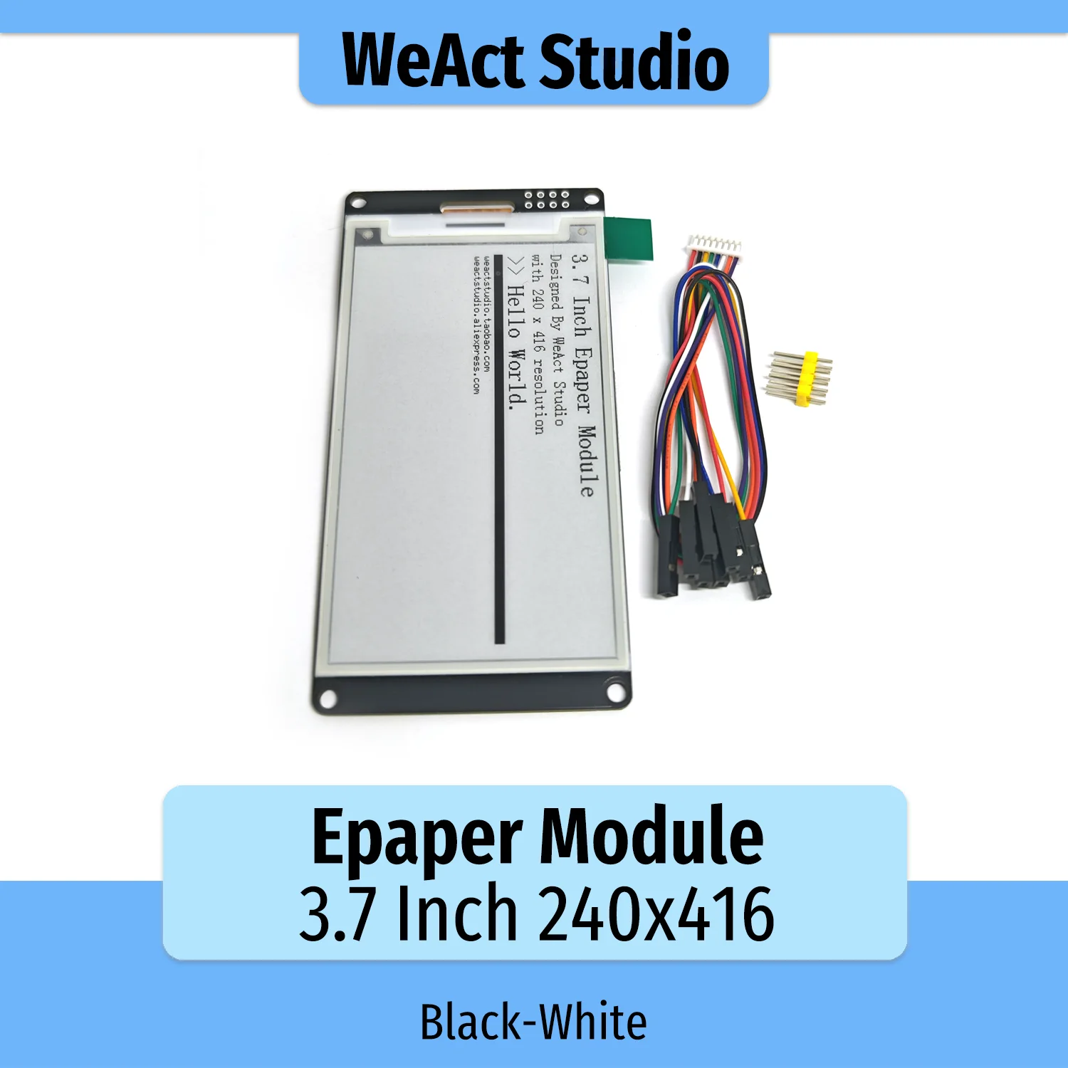 รูปสินค้า โมดูลจอแสดงผล Epaper 3.7 นิ้ว สำหรับ ESP32