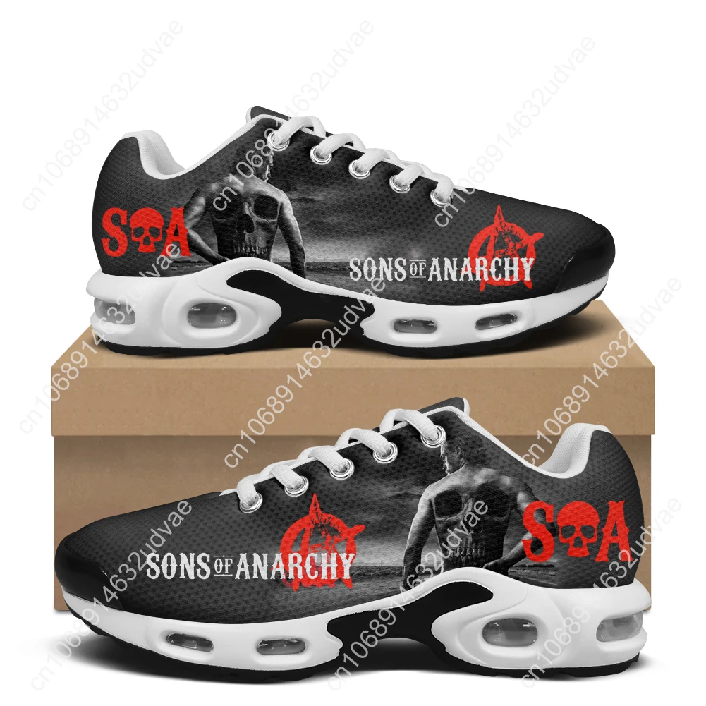 Sons Of Anarchy SOA Air Cushion Sneakers Mens Womens Teenager Lightweight Sports shoes High Quality Custom Leisure Mesh Sneaker 2