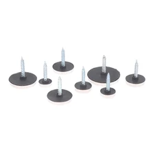 

40 Sets Mirror Fasteners Screws Decorative Cap Nail Advertising Glass Screw Stainless Steel Cover Brass Washer