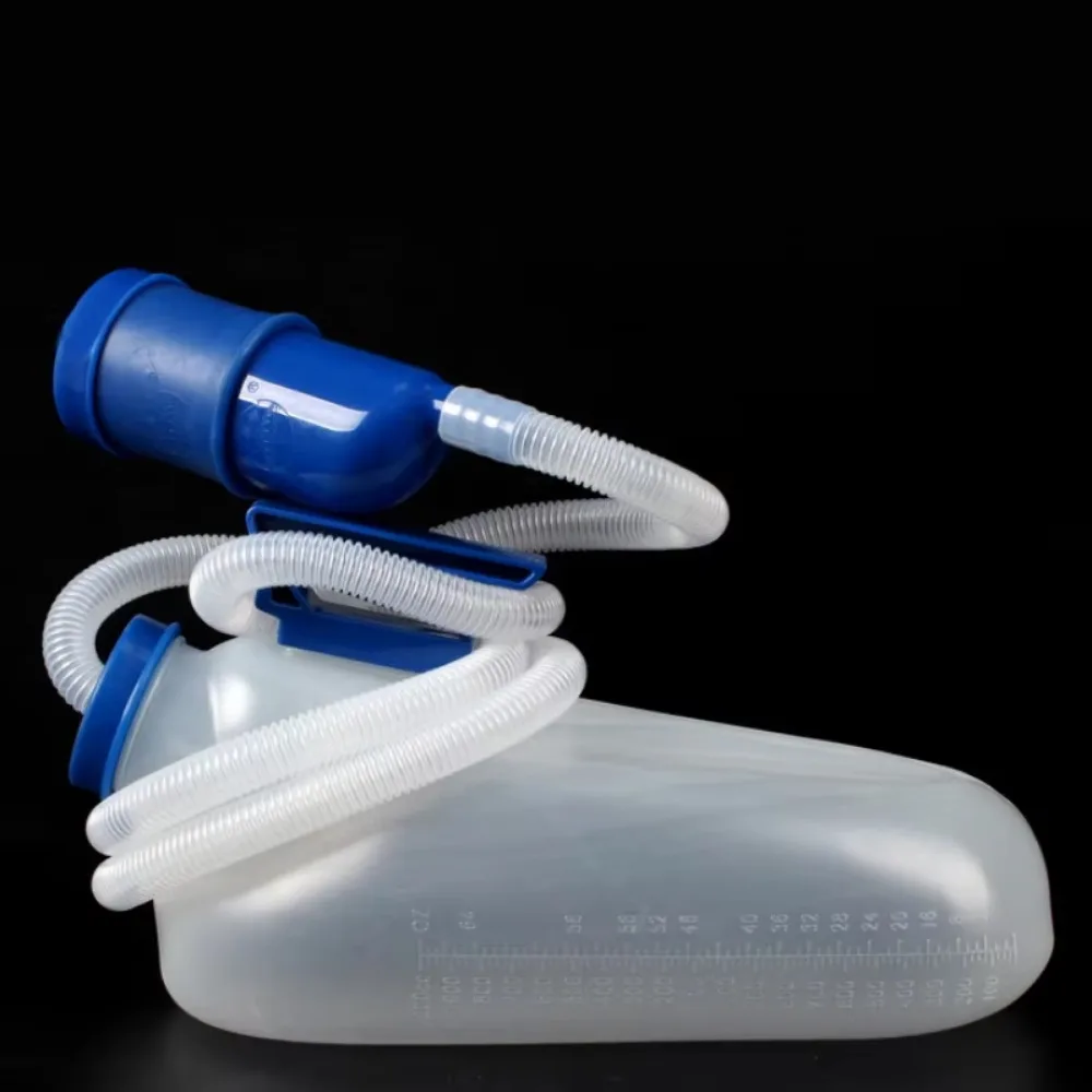 Portable Large Capacity Urine Catcher Elderly Patients Bedridden with Lid Tube Urinal Emergency Toilet Male Female 2000ML Health 6