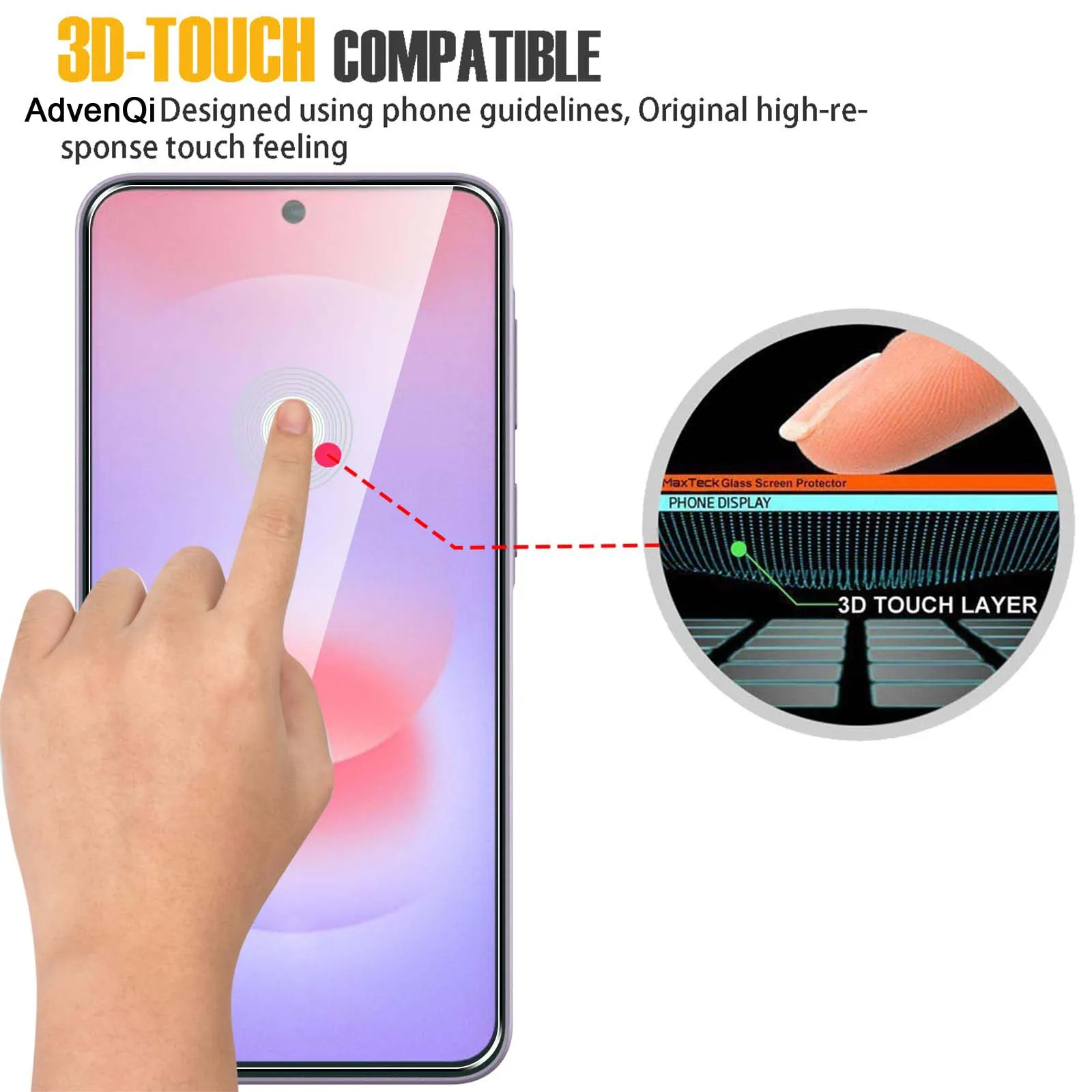 Premium 6.7 Tempered Glass Screen Protector - HD Crystal Clarity, 9H Hardness, Anti-Scratch & Shockproof