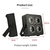 4x18W Led RGBWA UV 6IN1 Color Battery Wireless 2.4G Wireless DMX Led Par Light Mini Battery Party Light 3