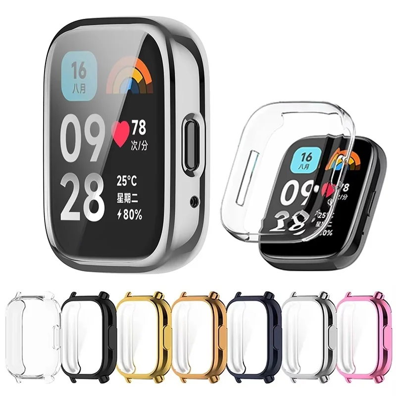 TPU Protective Case For Xiaomi Redmi Watch 5 Active/Lite Full Screen Protector Bumper Cover For Redmi Watch 5 Shell Accessories