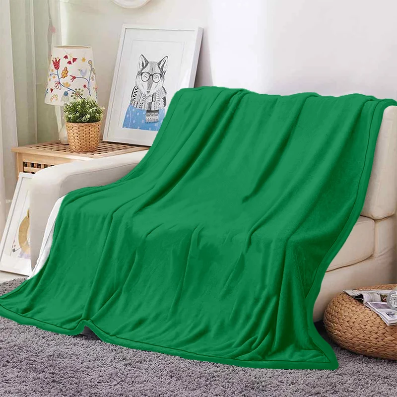 

Flannel Throw Blanket for Bed Sofa Couch Living Room Blanket Super Soft Lightweight King Queen Full Siz Soft Solid Color Warm