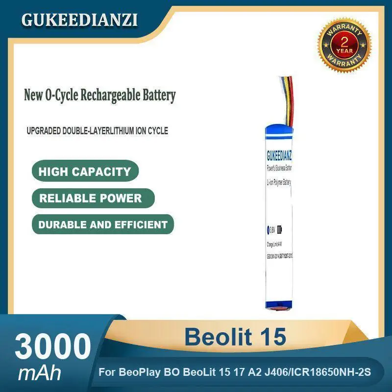 Battery For Bang & Olufsen BeoPlay A2 Active BeoLit 15 17 P2 BO J406 C129D2 Speaker A1 CA18 P6 PA-BO01 E8 TWS ICR18650NH-2S view 6