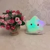 20cm Kawaii Luminous Star Pillow Plush Toy Soft Glowing Colorful Stars Cushion Led Light Toys Creative Gift Home Decor 4