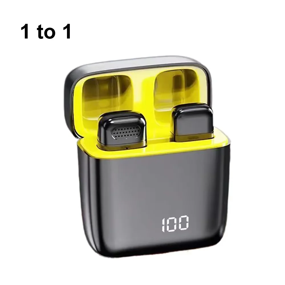 Yaka Mikrofonu 2.4G Kablosuz Mikrofonlar Taşınabilir Mini Gürültü Azaltma Video Kayıt Mikrofonu Vlog Canlı Yayın İçin Lavalier Microphone 2.4G Wireless Microphones Portable Mini Noise Reduction Video Recording