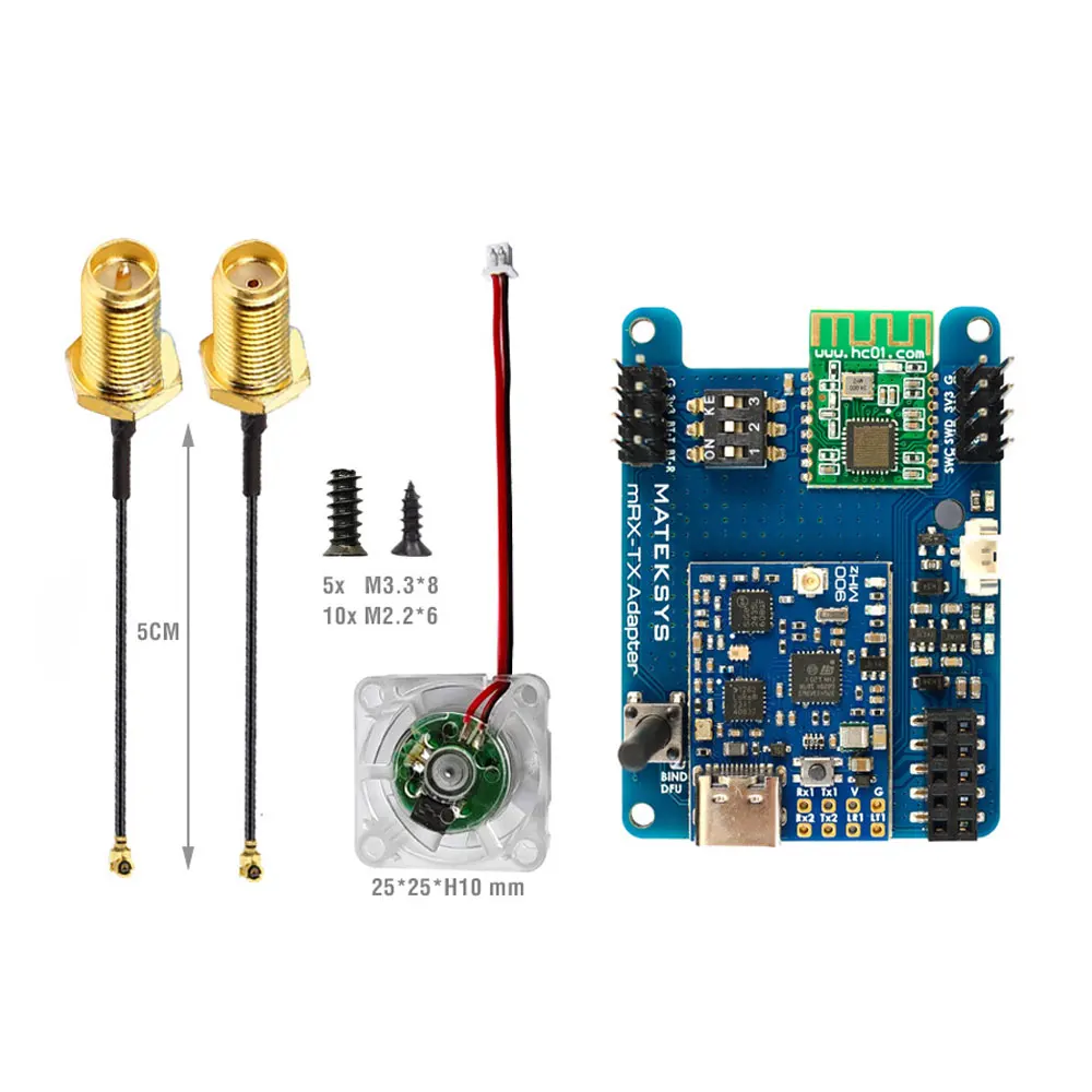 Module radio MR900-30 900MHz TX et RX pour drone RC, boîtier noir avec dissipateur thermique