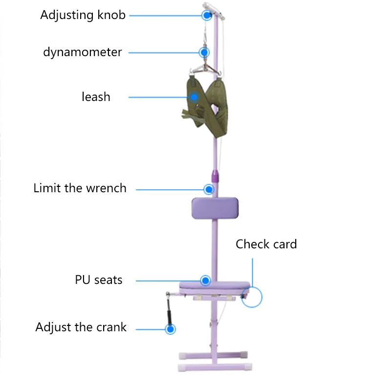 Home traction traction chair with towing cervical tractor traction bed Spine Support Belt Corretor De Postura Leg Corrector