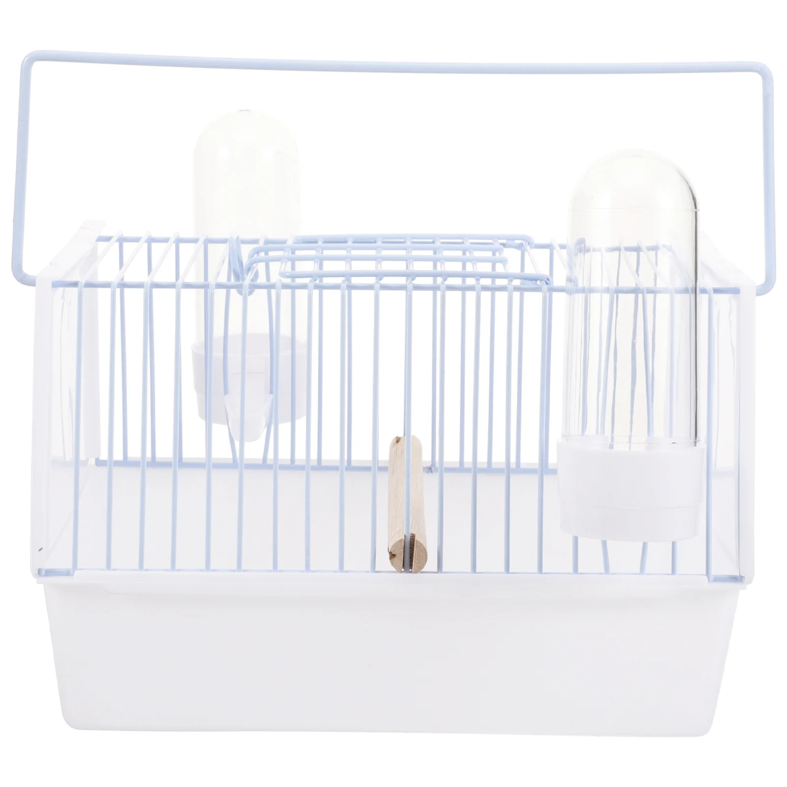 

1 Set of Parrot Cage Portable Small Pet Bird Cage Outing Bird Carrying Cage Parrot Cage with Handle
