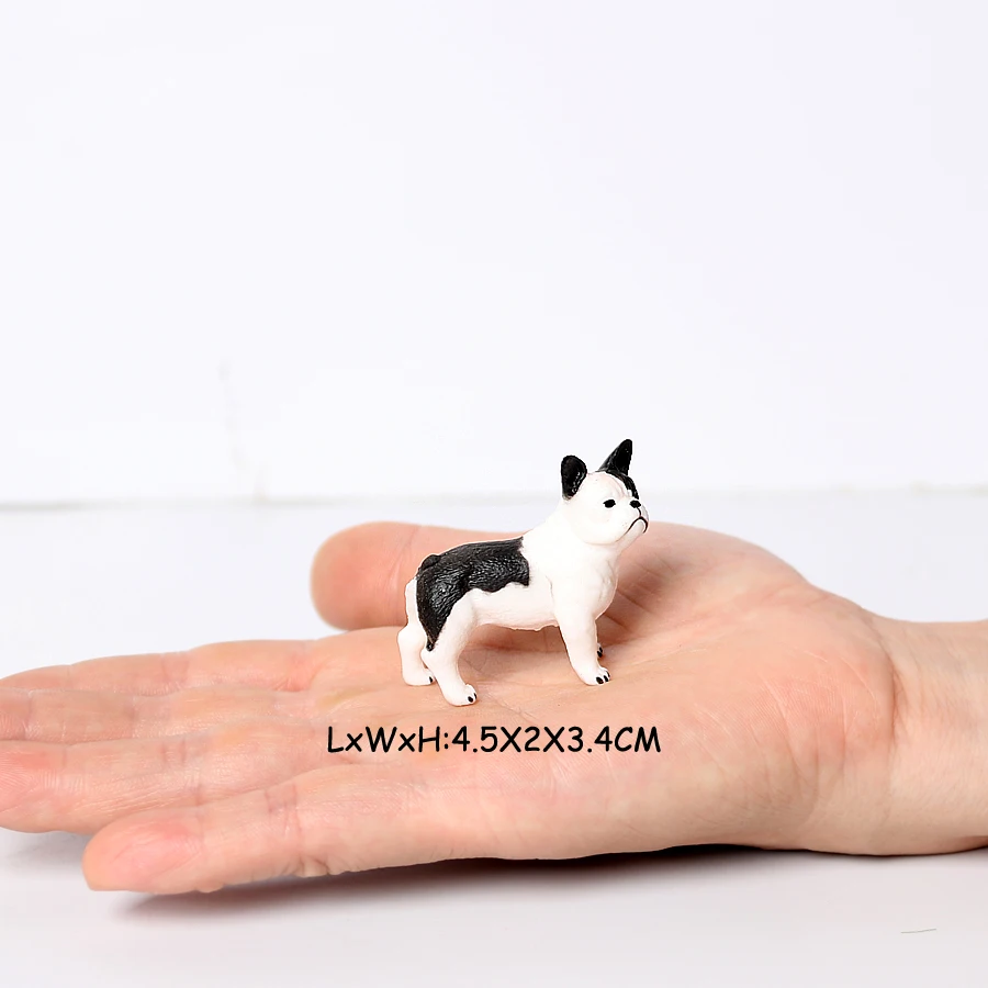 Realistic Mini Dog Figurine Playset - Adorable Puppy Figures for Cake Toppers and Gifts