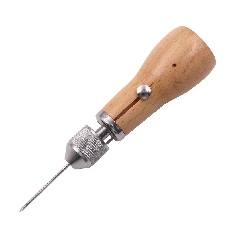 Durable Leather Sewing Awl Hand Stitcher Set 4