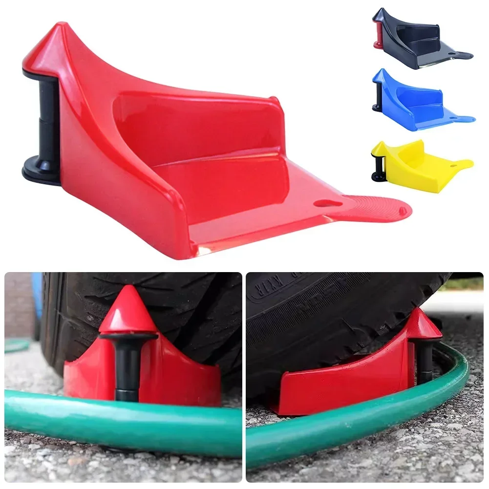 Slide Tire Wedge Car Wash Tube Anti-pinch Tools Hose Guides Wheel Prevent Detailing/Washing Tool