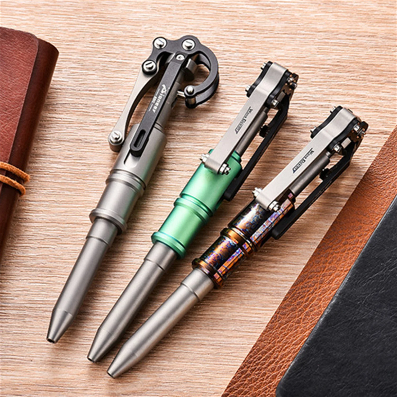 titanium-mechanical-push-pen-with-lock-signature-pen-multifunctional-edc-decompression-pen-desktop-decoration-business-gifts