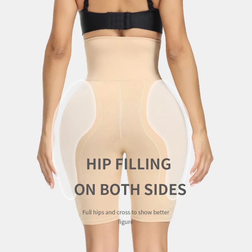 

Body Shapewear Women Shaper Butt Lifter Hip Enhancer Filling Lace High Waist Buttocks Padding Panties Slimming Sheath Flat Belly