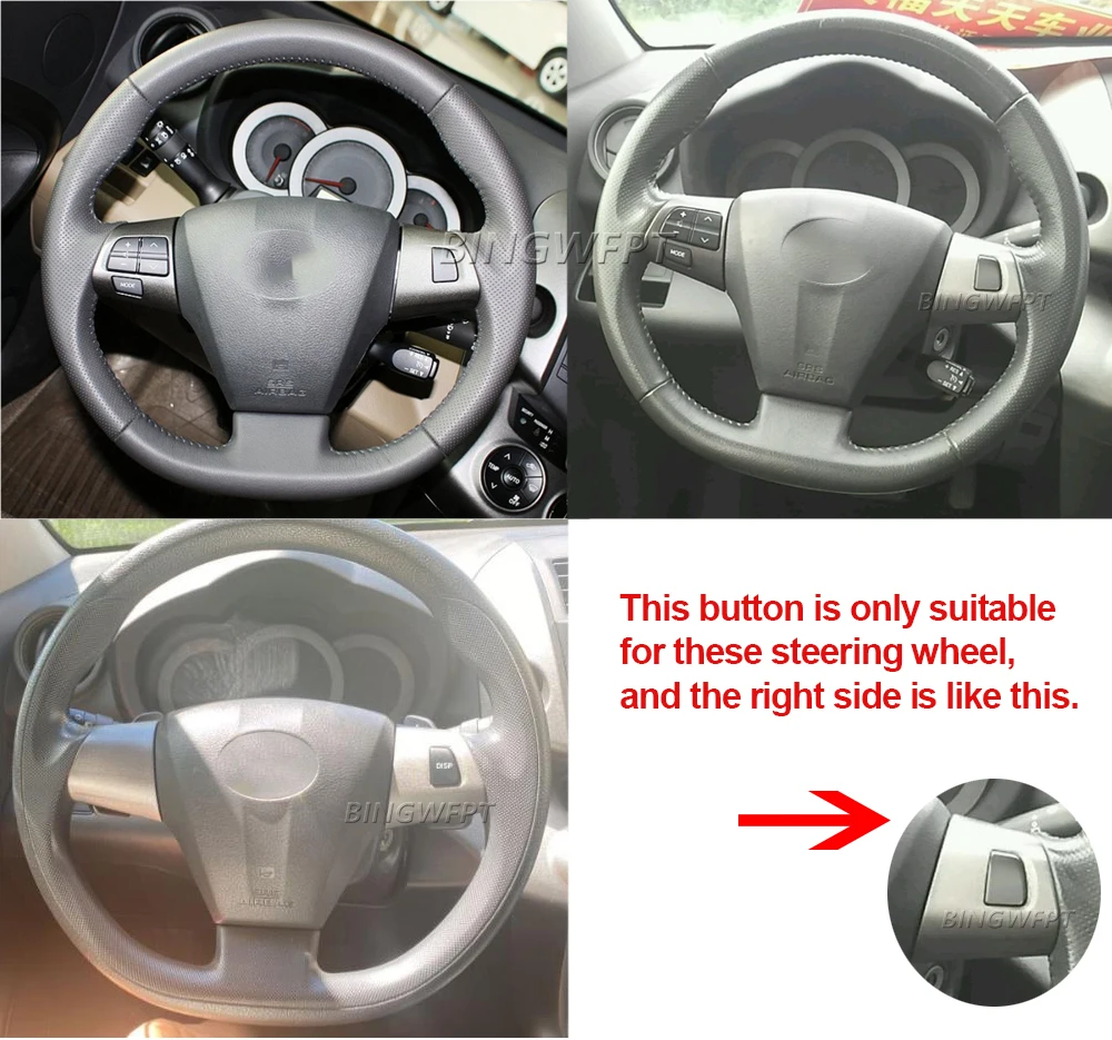 Boutons Commande Volant Compatible Avec Toyota Pour Corolla Pour Wish Pour Rav4 Pour Altis ADE NDE NRE ZZE150 84250-02230 84250-02260 Boutons De Commutateur De Volant De Voiture (Size