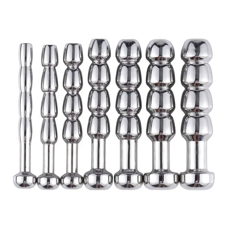 Urethral Dilatation Matel Catheters Anal Beads Male Sex Toy Butt Plug