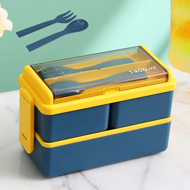 Divided Lunch Containers Meal Prep Container Lunch Containers Meal Prep  Container Portable Food-Safe PP Lunch Box with Lid Spoon - AliExpress