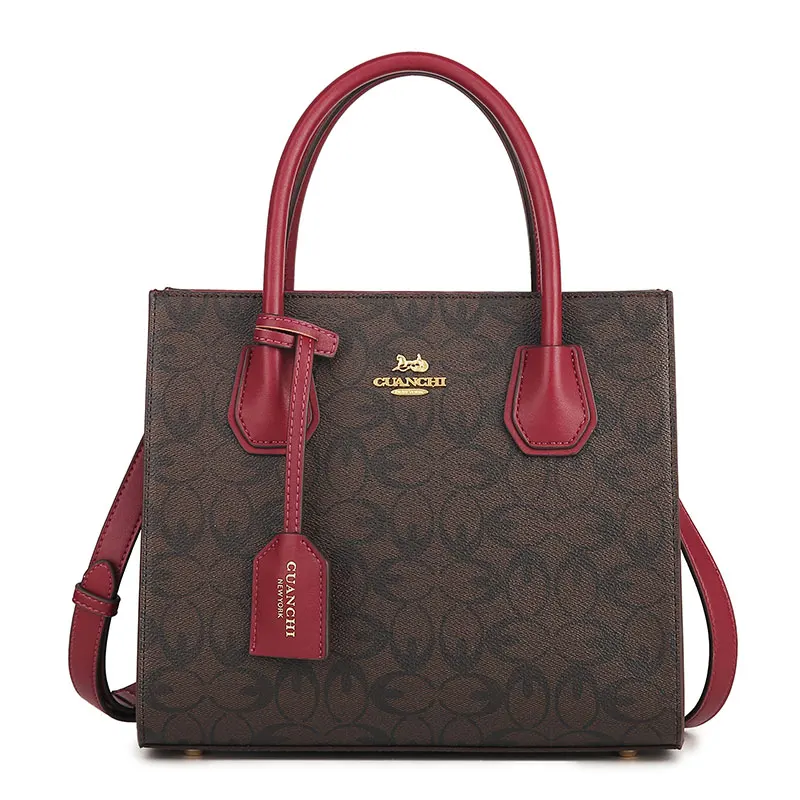 

2023 Limited Edition High Quality Leather Made Brand Large Capacity Vintage Handbag Office Commute Crossbody Shoulder Bag